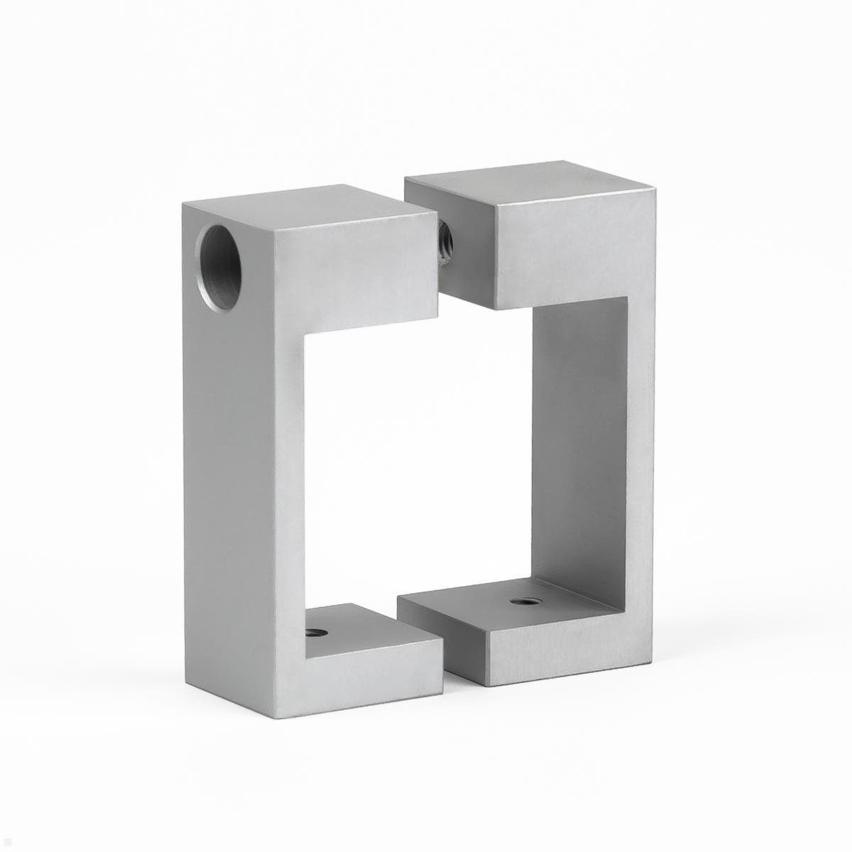 MonLines MBRE45S Befestigungsrechteck für Rohre 40-45mm silber MonLines MBRE45S Befestigungsrechteck für Rohre 40-45mm silber