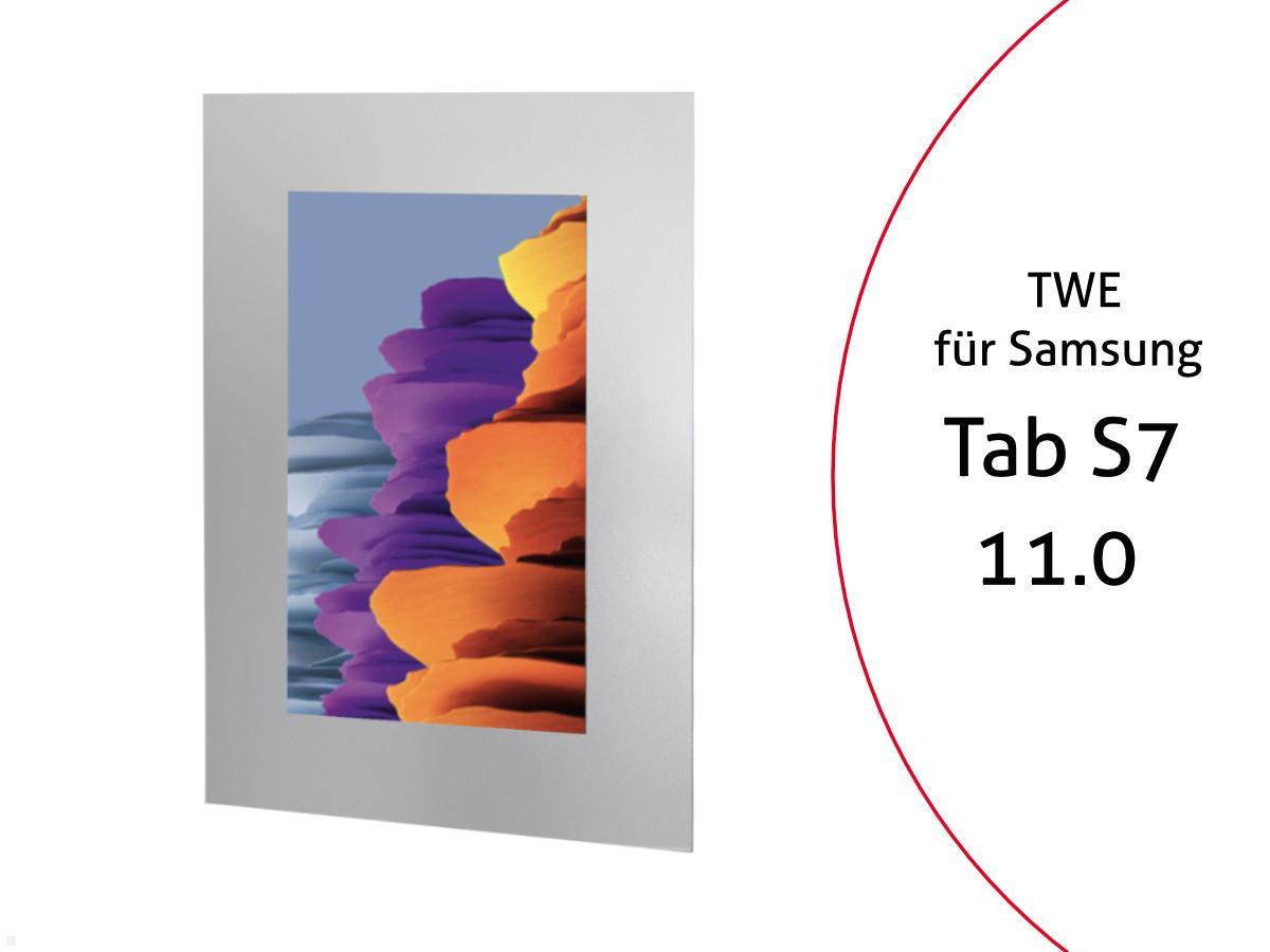 Samsung Galaxy Tab S7 11.0 Tablet Wand Halterung, silber Samsung Galaxy Tab S7 11.0 Tablet Wand Halterung, silber