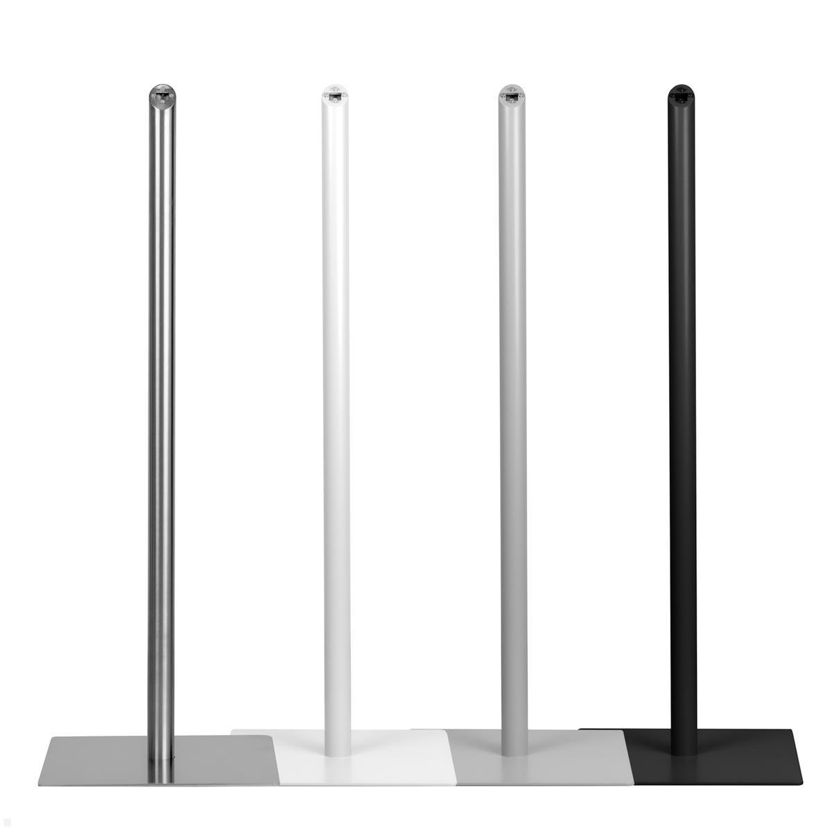 TabLines TBS003E Boden Tabletständer, Edelstahl, Farbvarianten TabLines TBS003E Boden Tabletständer, Edelstahl, Farbvarianten