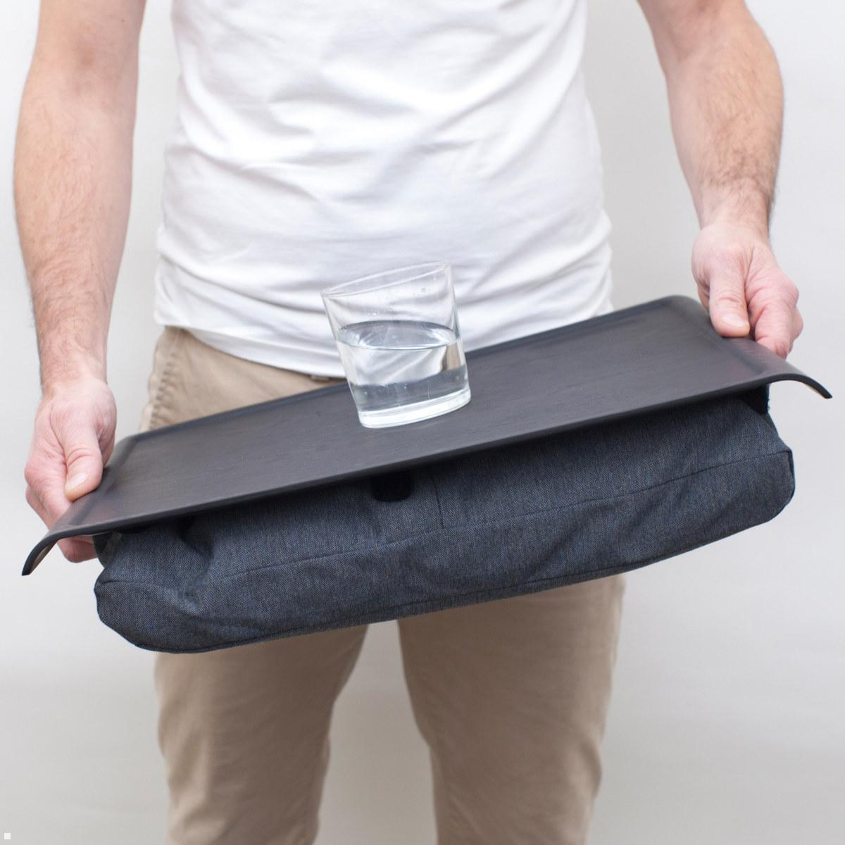 Bosign Laptop Knietablett, rutschfeste Oberfläche, Walnussholz, rutschfeste Oberfläche Bosign Laptop Knietablett, rutschfeste Oberfläche, Walnussholz, rutschfeste Oberfläche