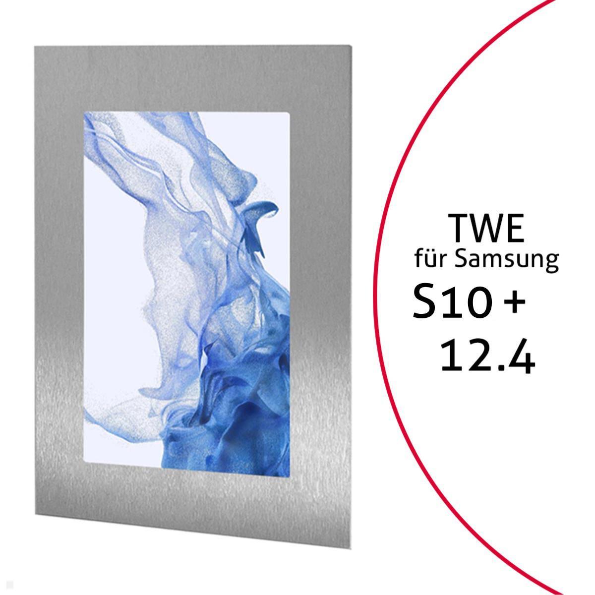 TabLines TWE124E Tablet Wandeinbau für Samsung Tab S10+ 12.4, Edelstahl TabLines TWE124E Tablet Wandeinbau für Samsung Tab S10+ 12.4, Edelstahl