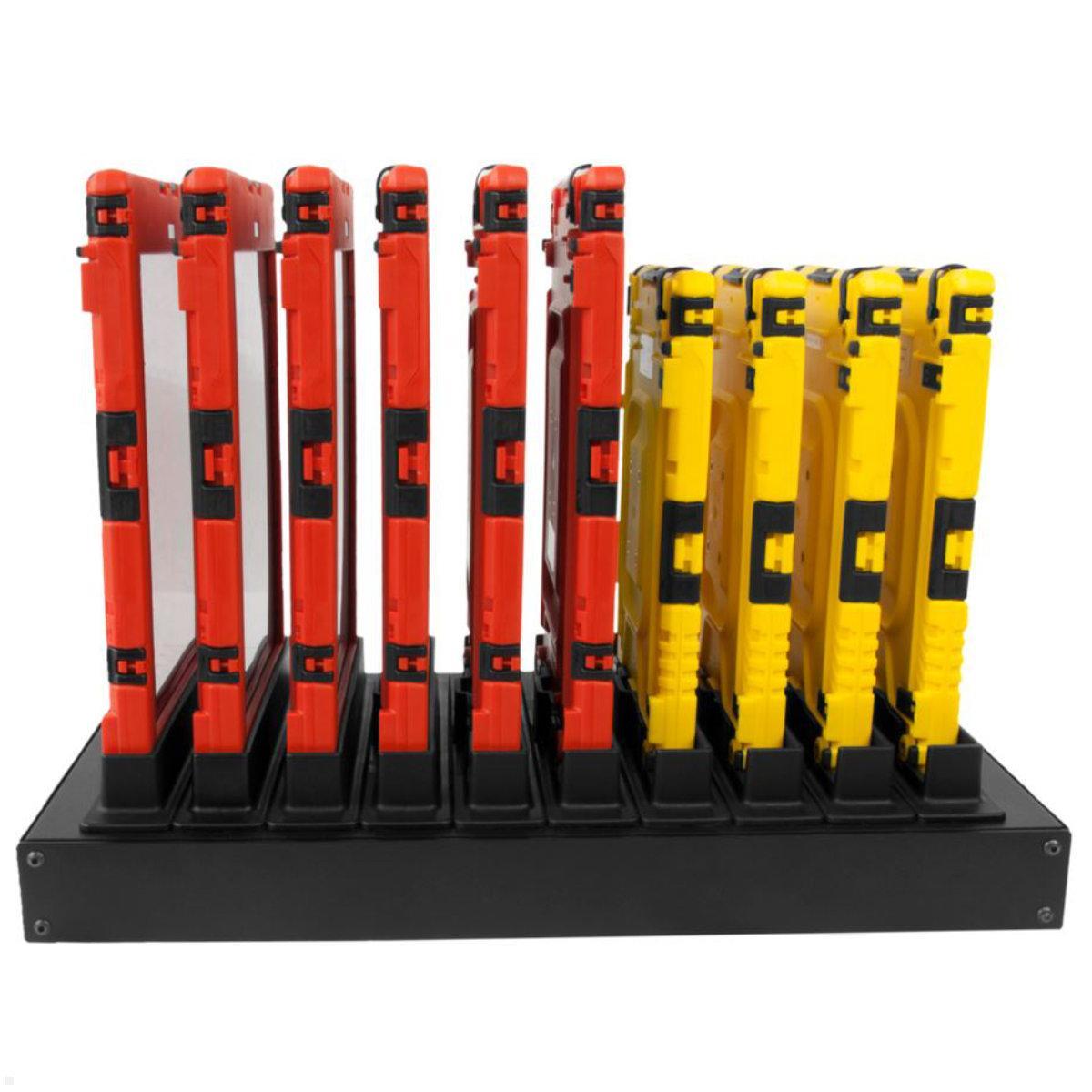 Andres Industries aiRack-10 iPad Ladestation für 10 Geräte, Seitenansicht Andres Industries aiRack-10 iPad Ladestation für 10 Geräte, Seitenansicht