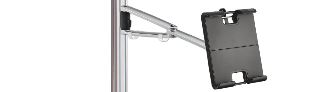 Aluprofil Tablethalterung (Bosch, Item, Minitec, Isel, GAP), schwenkbar Aluprofil Tablethalterung (Bosch, Item, Minitec, Isel, GAP), schwenkbar