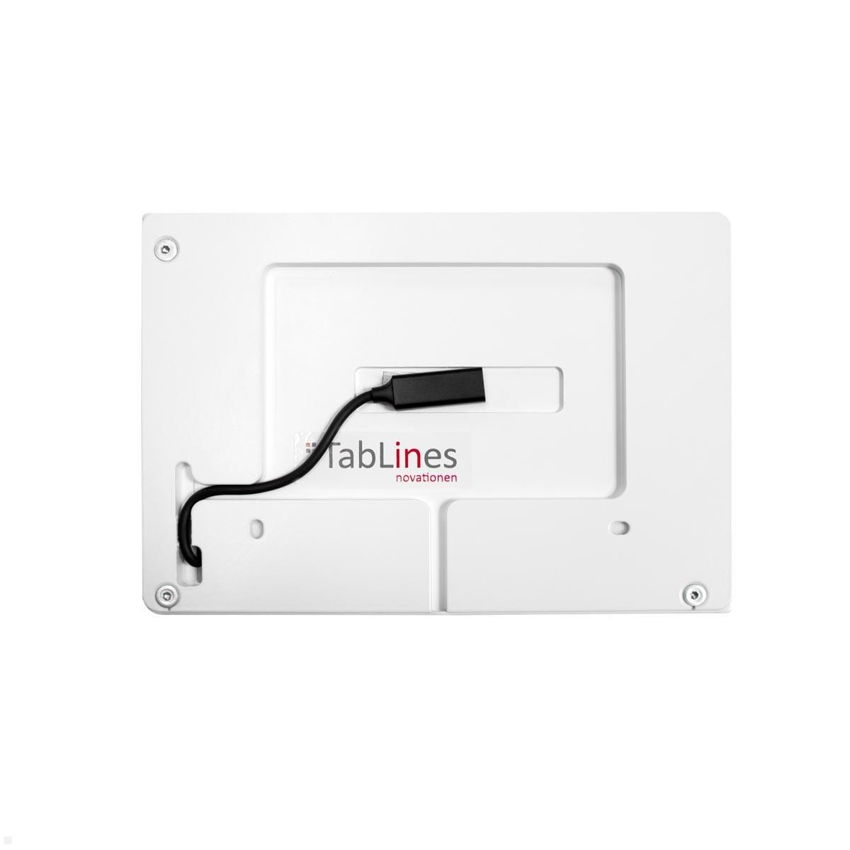 TabLines TWP023B Wandhalterung für Microsoft Surface Go 3, schwarz, Rückseite Tabletanschluss auf USB C (Abb. ähnlich) TabLines TWP023B Wandhalterung für Microsoft Surface Go 3, schwarz, Rückseite Tabletanschluss auf USB C (Abb. ähnlich)