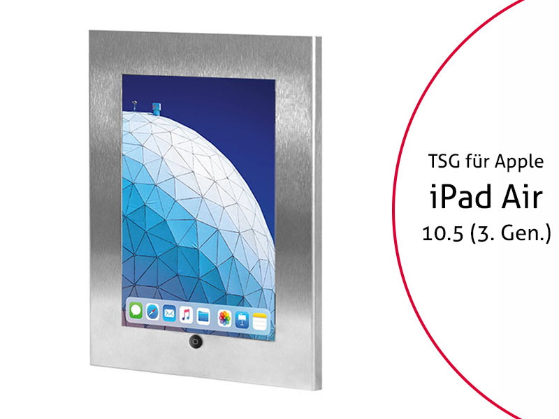 TabLines TSG062E Tablet Schutzgehäuse für Apple iPad Air 10.5 (3. Gen.), HB, Edelstahl TabLines TSG062E Tablet Schutzgehäuse für Apple iPad Air 10.5 (3. Gen.), HB, Edelstahl