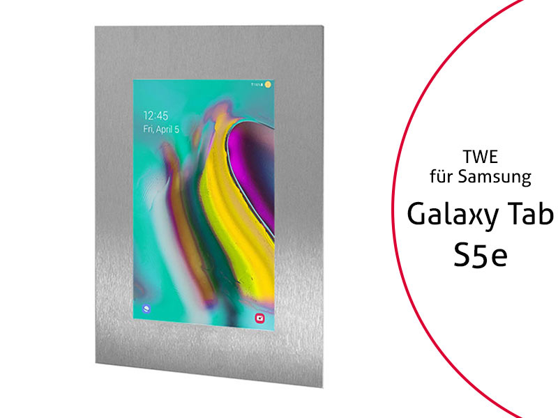 TabLines TWE085E Tablet Wandeinbau für Samsung Tab S5e, Edelstahl TabLines TWE085E Tablet Wandeinbau für Samsung Tab S5e, Edelstahl
