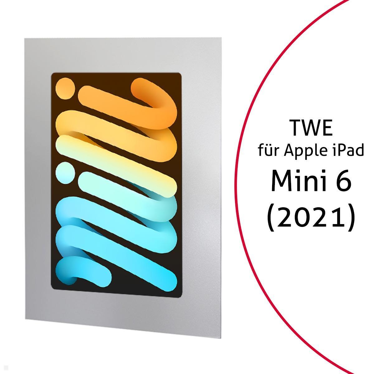 TabLines TWE109S Tablet Wandeinbau für Apple iPad Mini 6 (2021), silber TabLines TWE109S Tablet Wandeinbau für Apple iPad Mini 6 (2021), silber