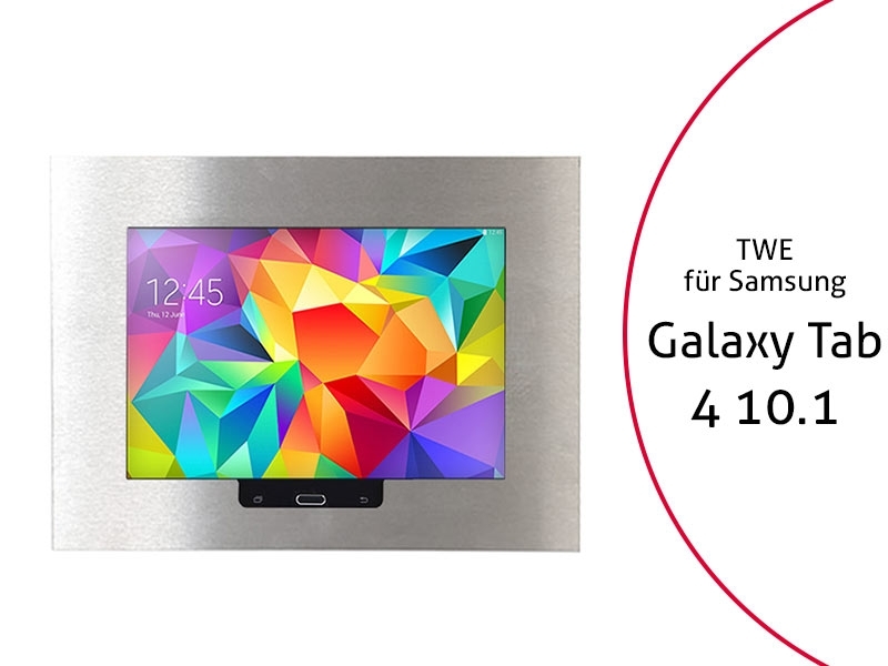 TabLines TWE006E Tablet Wandeinbau für Samsung Tab 4 10.1 HB, Edelstahl TabLines TWE006E Tablet Wandeinbau für Samsung Tab 4 10.1 HB, Edelstahl