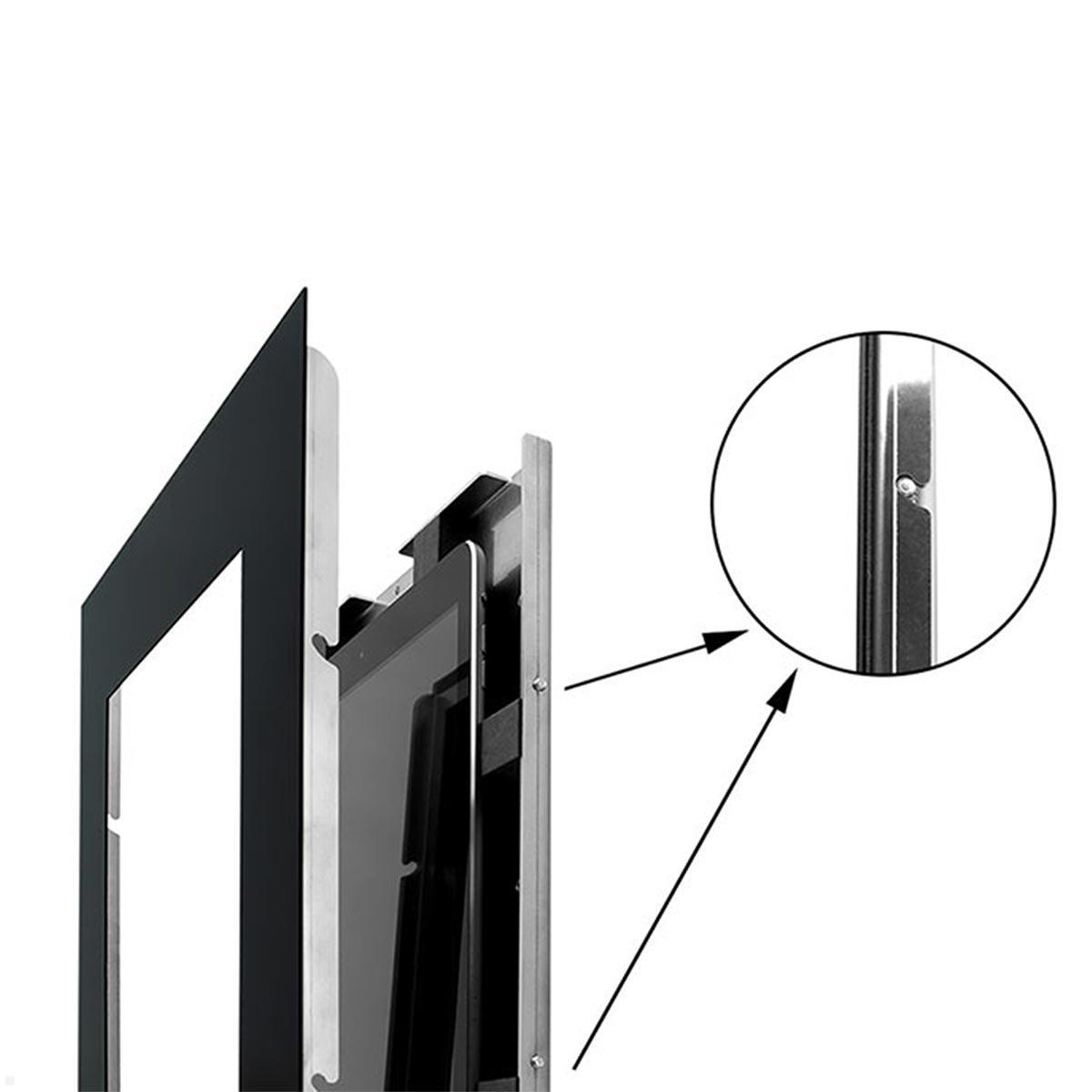TabLines TWE088B Tablet Wandeinbau für Apple iPad 10.2 (7./8./9. Gen), DS, schwarz, einfaches Einhängen TabLines TWE088B Tablet Wandeinbau für Apple iPad 10.2 (7./8./9. Gen), DS, schwarz, einfaches Einhängen