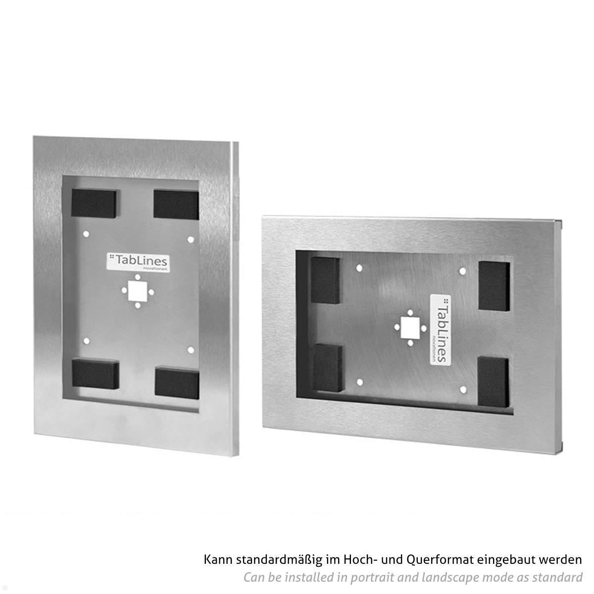 TabLines TSG108E Schutzgehäuse für Samsung Tab S10 Ultra 14.6, Edelstahl, Querformat / Hochformat TabLines TSG108E Schutzgehäuse für Samsung Tab S10 Ultra 14.6, Edelstahl, Querformat / Hochformat