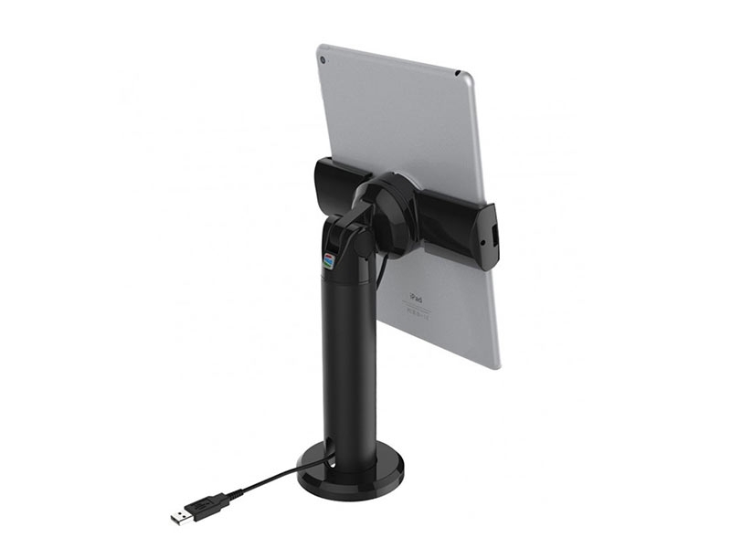 Compulocks RISE Cling universal Tablet Tischhalterung schwenkbar 200mm, schwarz Rückseite schräg