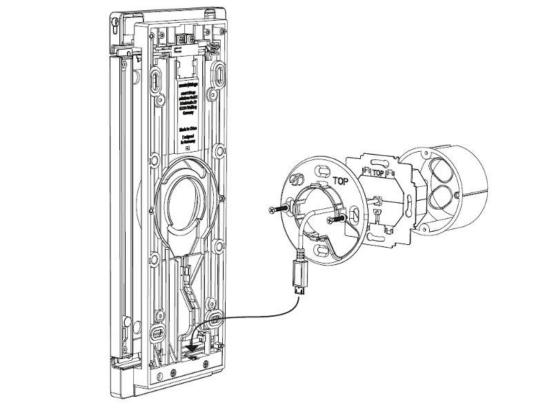 smart things sCharge Unterputz Netzteil Verbindung für permanente Stromversorgung