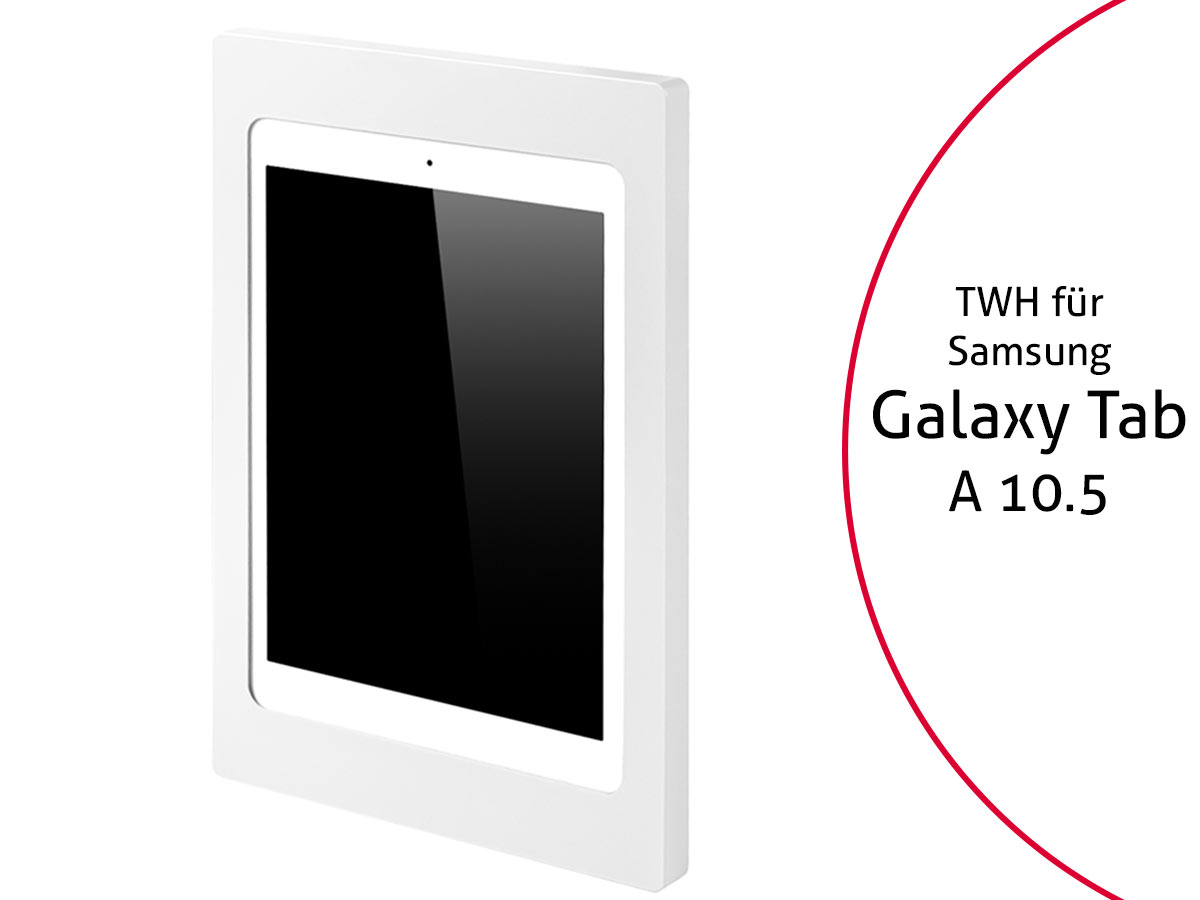 TabLines TWH024W Tablet Wandhalterung für Samsung Galaxy Tab A 10.5, weiß TabLines TWH024W Tablet Wandhalterung für Samsung Galaxy Tab A 10.5, weiß