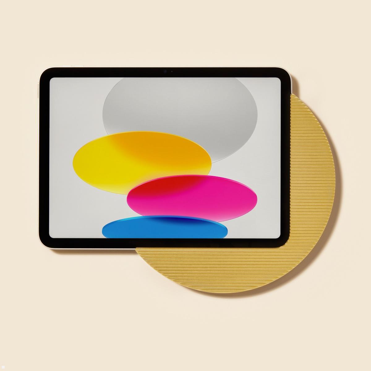 Displine Moonlight Wall Apple iPad 10.9 (10.Gen) Wandhalter USB-C, gold eloxiert iPad Halter Displine Moonlight Wall Apple iPad 10.9 (10.Gen) Wandhalter USB-C, gold eloxiert iPad Halter