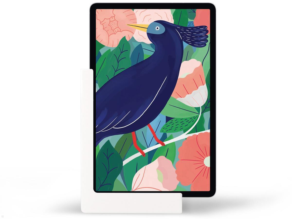 TabLines TWP008W Wandhalterung für Samsung Tab S7+ 12.4, weiss, Hochformat TabLines TWP008W Wandhalterung für Samsung Tab S7+ 12.4, weiss, Hochformat