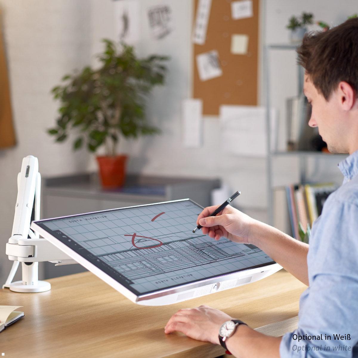 Monitor Tischhalterung mit Tischklemme CBS Ollin in Schwarz, Touchscreen Monitor Tischhalterung mit Tischklemme CBS Ollin in Schwarz, Touchscreen