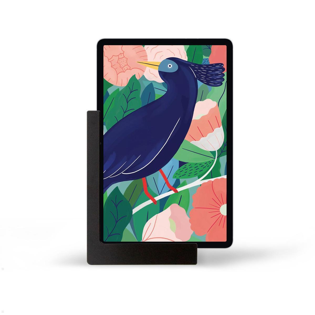 TabLines TWP042B Wandhalterung für Samsung Tab S10+ 12.4, schwarz, Hochformat TabLines TWP042B Wandhalterung für Samsung Tab S10+ 12.4, schwarz, Hochformat