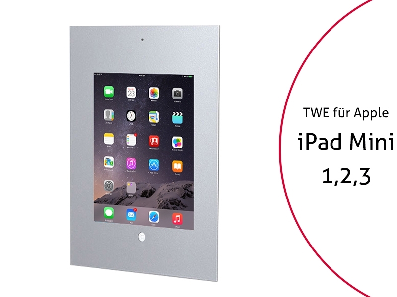 TabLines TWE026S Tablet Wandeinbau Apple iPad Mini 1-2-3, DS, HB TabLines TWE026S Tablet Wandeinbau Apple iPad Mini 1-2-3, DS, HB