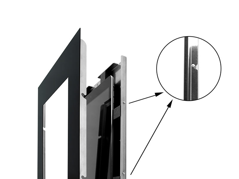TabLines TWE070B Tablet Wandeinbau für Apple iPad Pro 11, DS, schwarz einfache Montage TabLines TWE070B Tablet Wandeinbau für Apple iPad Pro 11, DS, schwarz einfache Montage