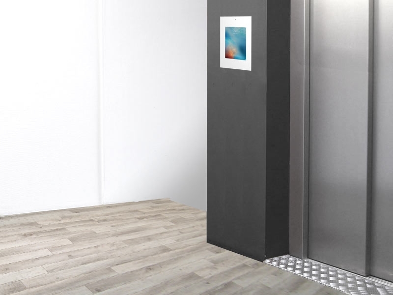 TabLines TWE046W Tablet Wandeinbau für Apple iPad Pro 9.7 - DS, weiß Anwendungsbeispiel TabLines TWE046W Tablet Wandeinbau für Apple iPad Pro 9.7 - DS, weiß Anwendungsbeispiel