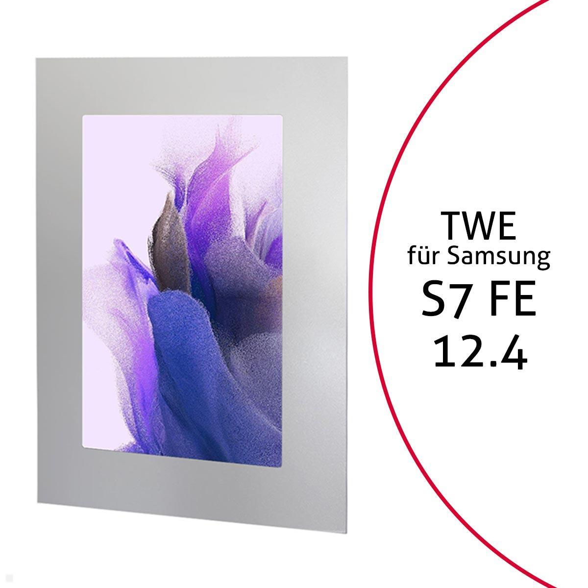TabLines TWE102S Tablet Wandeinbau für Samsung Tab S7 FE 12.4, silber TabLines TWE102S Tablet Wandeinbau für Samsung Tab S7 FE 12.4, silber