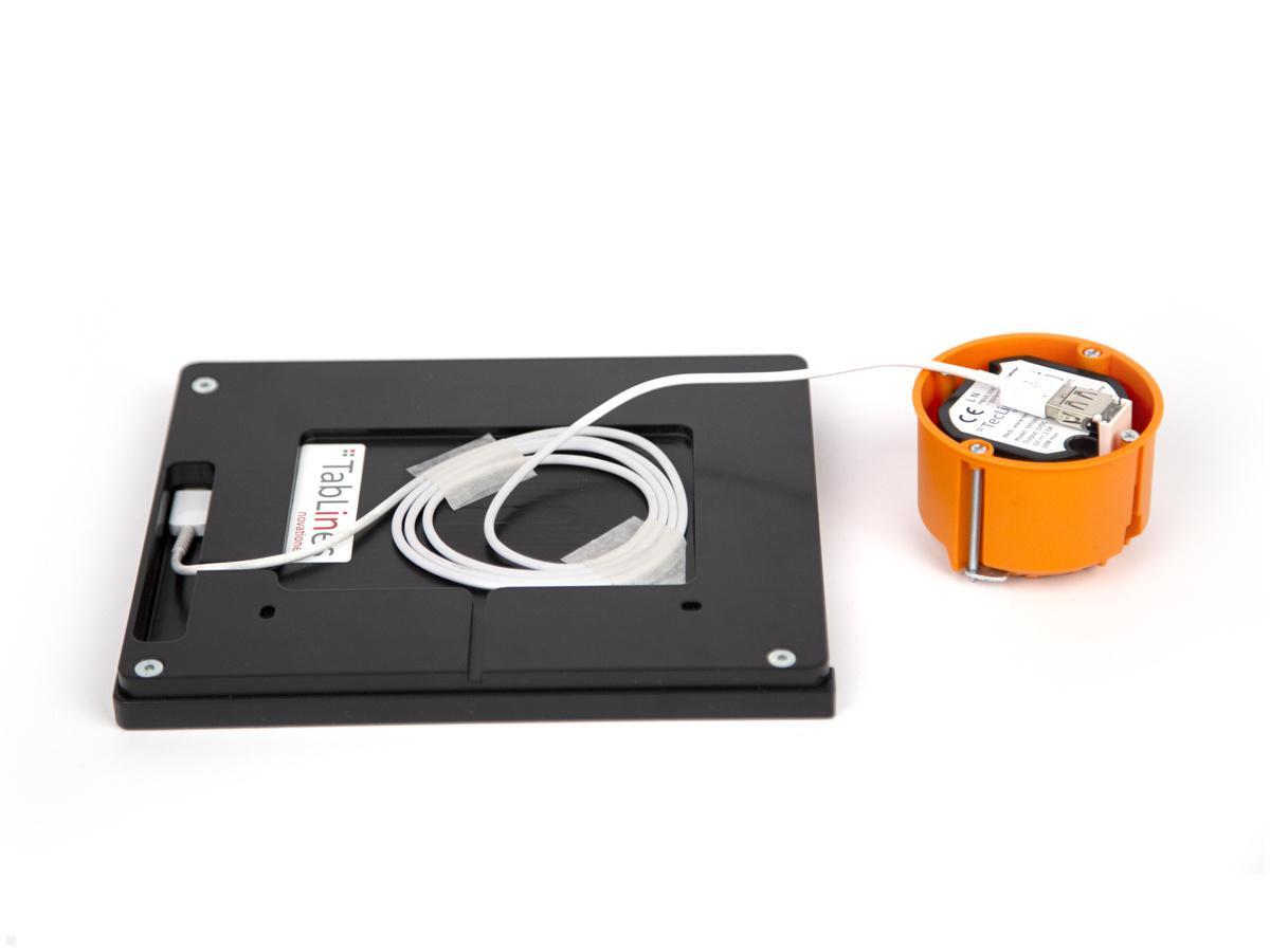 TabLines TWP008S Wandhalterung für Samsung Tab S7+ 12.4, silber, Verkabelung für Unterputz Stromversorgung, Abb. ähnlich TabLines TWP008S Wandhalterung für Samsung Tab S7+ 12.4, silber, Verkabelung für Unterputz Stromversorgung, Abb. ähnlich
