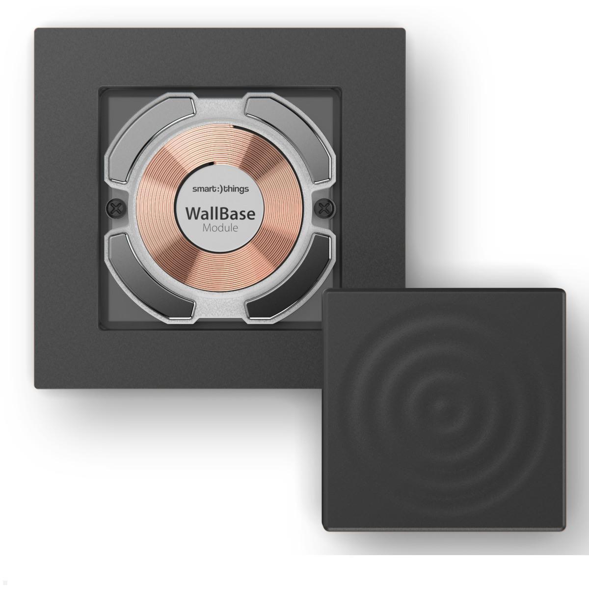 smart things WallBase 55 Wave magnetischer Qi Charger Unterputz (WB55 w), weiß, kompatibel Schalterprogramme