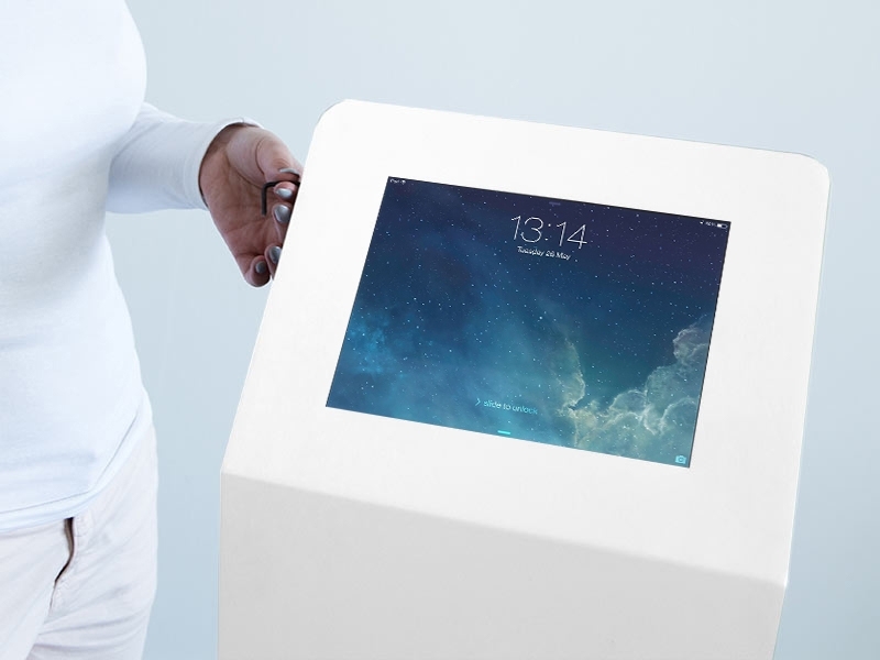 TabLines TBS043 Design Tabletständer quer mit Akku für Apple iPad Pro 12.9 Bedienung TabLines TBS043 Design Tabletständer quer mit Akku für Apple iPad Pro 12.9 Bedienung