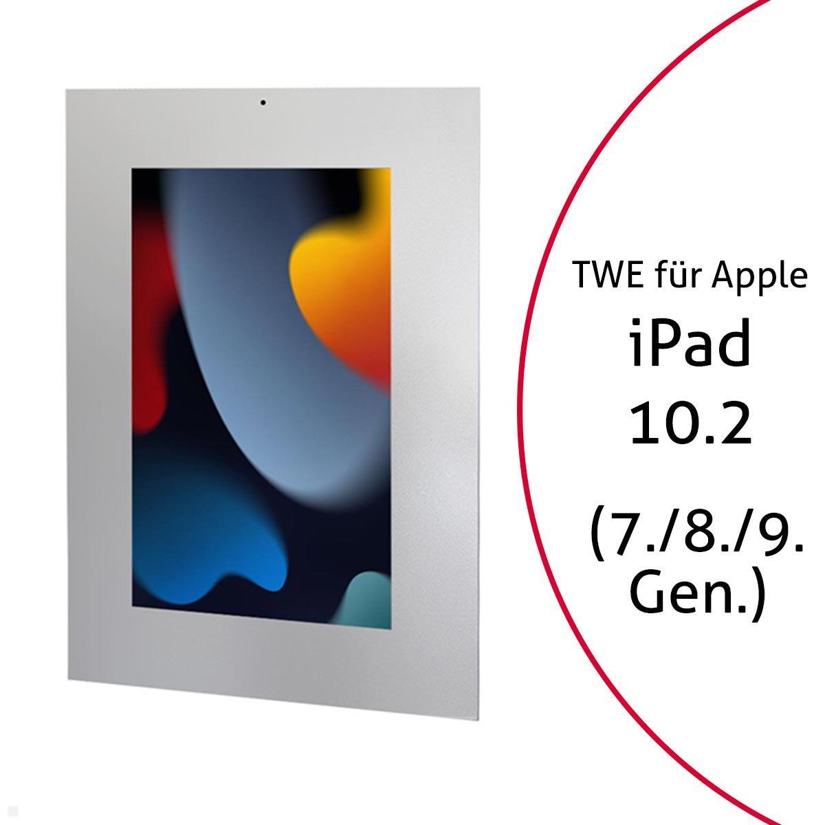 TabLines TWE088S Tablet Wandeinbau für Apple iPad 10.2 (7./8./9. Gen), DS, silber TabLines TWE088S Tablet Wandeinbau für Apple iPad 10.2 (7./8./9. Gen), DS, silber