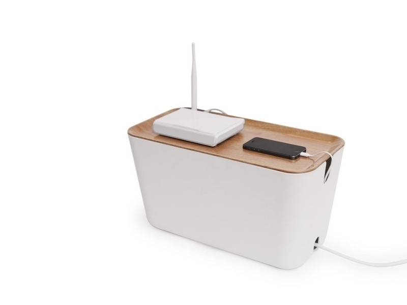 Bosign Kabel Organiser Hideaway XXL, Holzoptik Ablage Bosign Kabel Organiser Hideaway XXL, Holzoptik Ablage