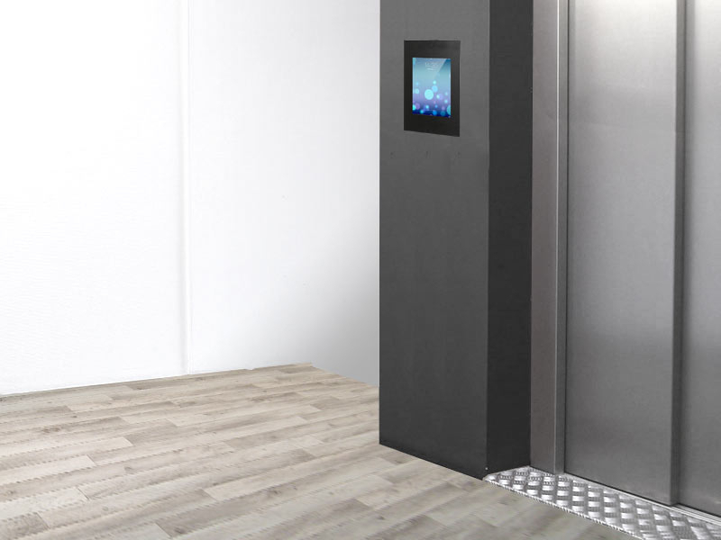 TabLines TWE014B Tablet Wandeinbau für Apple iPad Mini 4 + Mini 5, schwarz Anwendungsbeispiel TabLines TWE014B Tablet Wandeinbau für Apple iPad Mini 4 + Mini 5, schwarz Anwendungsbeispiel