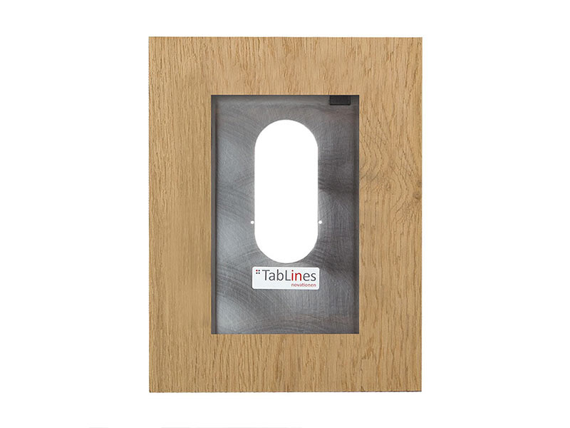 TabLines TWE083O Tablet Wandeinbau für Samsung Tab S6, Eiche Ansicht ohne Tablet TabLines TWE083O Tablet Wandeinbau für Samsung Tab S6, Eiche Ansicht ohne Tablet