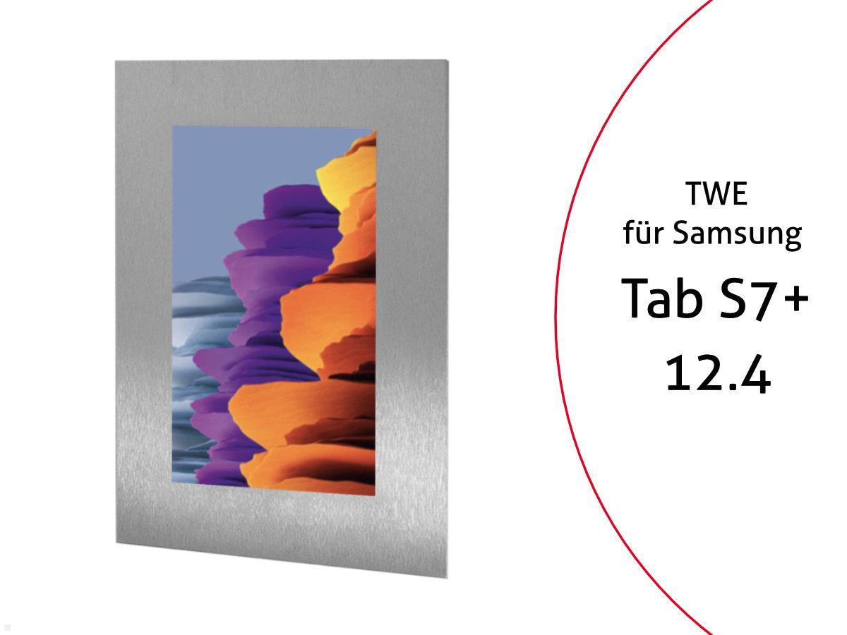 Tablet Wand Halterung Samsung Galaxy Tab S7+ 12.4, Edelstahl Tablet Wand Halterung Samsung Galaxy Tab S7+ 12.4, Edelstahl