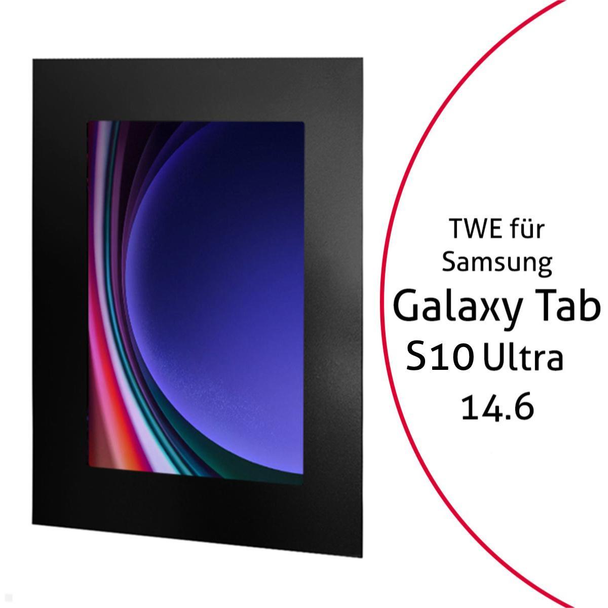 TabLines TWE123B Tablet Wandeinbau für Samsung Tab S10 Ultra 14.6, schwarz TabLines TWE123B Tablet Wandeinbau für Samsung Tab S10 Ultra 14.6, schwarz