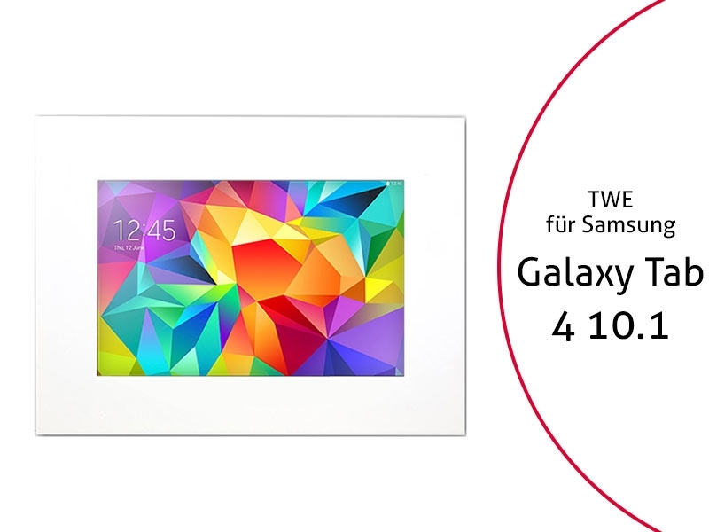 TabLines TWE002W Tablet Wandeinbau für Samsung Tab 4 10.1, weiß TabLines TWE002W Tablet Wandeinbau für Samsung Tab 4 10.1, weiß