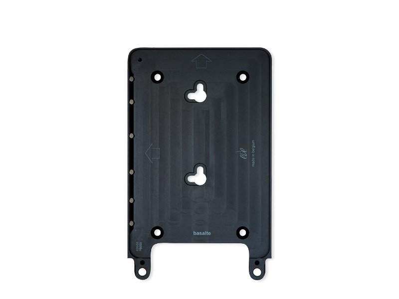 Basalte Eve diebstahlsicherer Wandhalter für iPad Mini 1/2/3, rund schwarz Rahmen