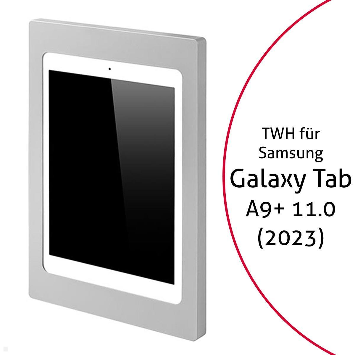 TabLines TWH055S Tablet Wandhalterung für Samsung Tab A9+ 11.0 (2023), silber