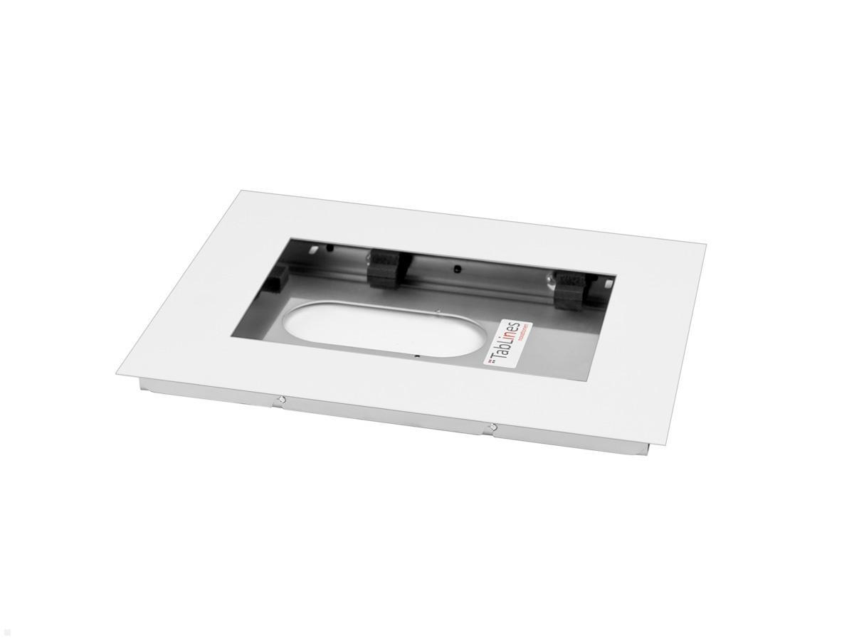 Tablet Wand Halterung Samsung Galaxy Tab S7+ 12.4, weiß, Seitenansicht Tablet Wand Halterung Samsung Galaxy Tab S7+ 12.4, weiß, Seitenansicht