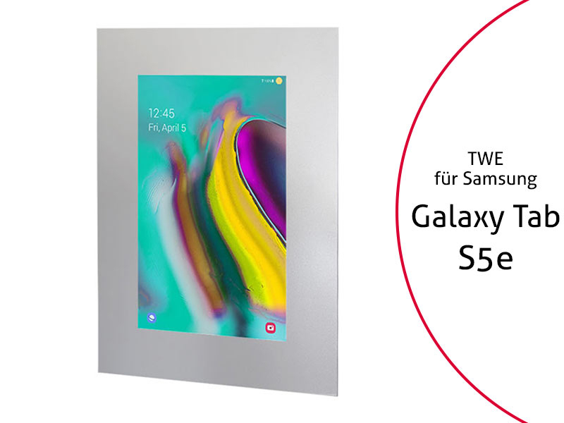 TabLines TWE085S Tablet Wandeinbau für Samsung Tab S5e, silber TabLines TWE085S Tablet Wandeinbau für Samsung Tab S5e, silber