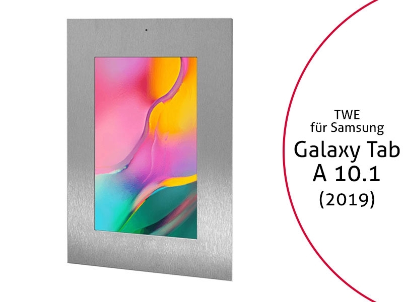 TabLines TWE080E Tablet Wandeinbau für Samsung Galaxy Tab A 10.1 (2019), DS, Edelstahl TabLines TWE080E Tablet Wandeinbau für Samsung Galaxy Tab A 10.1 (2019), DS, Edelstahl