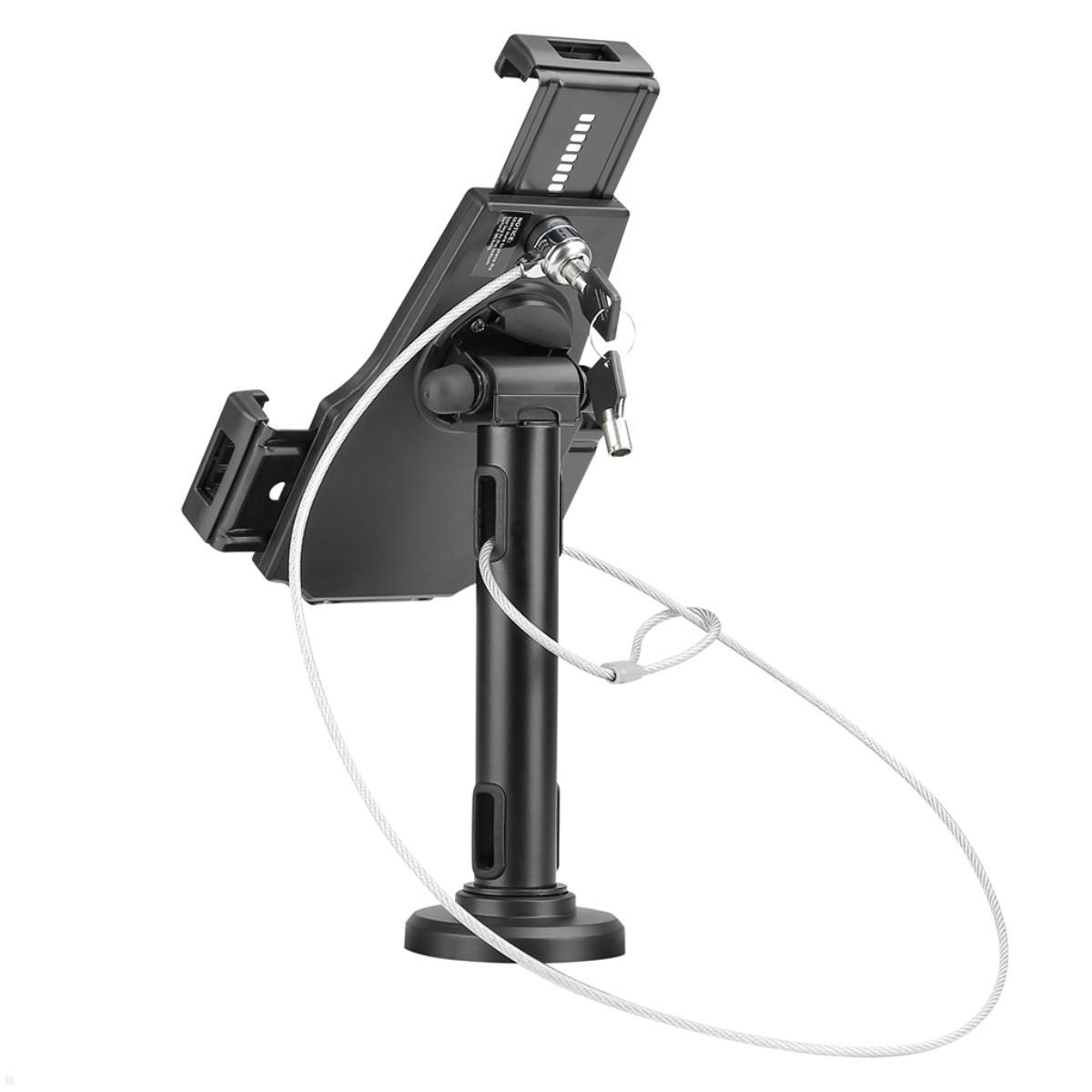 TabLines TTH004B Tablet Tischhalter / Kassenständer bis 10.5 Zoll, DS, schwarz Rückansicht TabLines TTH004B Tablet Tischhalter / Kassenständer bis 10.5 Zoll, DS, schwarz Rückansicht