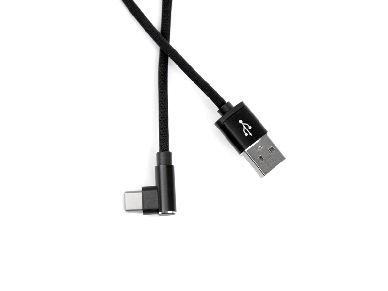 TecLines TUC008B USB auf USB C Kabel 90° gewinkelt 1,5m, schwarz Stecker TecLines TUC008B USB auf USB C Kabel 90° gewinkelt 1,5m, schwarz Stecker