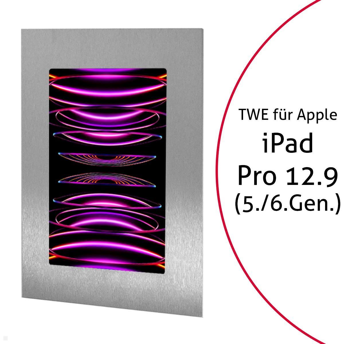 Apple iPad Pro 12.9 Tablethalterung für Wandeinbau, TWE098E Apple iPad Pro 12.9 Tablethalterung für Wandeinbau, TWE098E