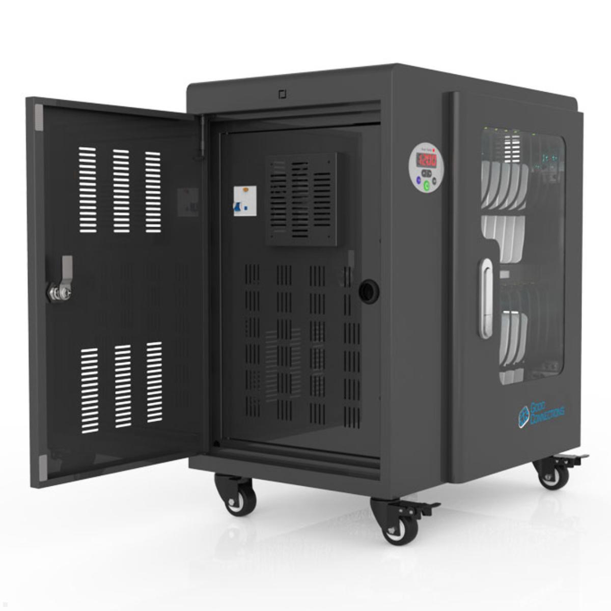 Good Connections ANTARES T20S Tablet Ladewagen Sync 20 Geräte, schwarz, Seitentür Good Connections ANTARES T20S Tablet Ladewagen Sync 20 Geräte, schwarz, Seitentür