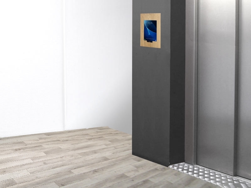 TabLines TWE049O Tablet Wandeinbau für Samsung Tab A 10.1 - HB, Eiche Anwendungsbeispiel TabLines TWE049O Tablet Wandeinbau für Samsung Tab A 10.1 - HB, Eiche Anwendungsbeispiel