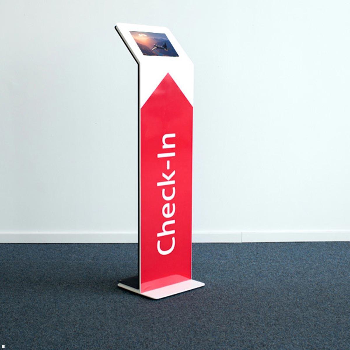 TabLines TBS141 Design Tabletständer quer mit Akku für Apple iPad 11.0 (11. Gen.),Flughafen Check-in TabLines TBS141 Design Tabletständer quer mit Akku für Apple iPad 11.0 (11. Gen.),Flughafen Check-in