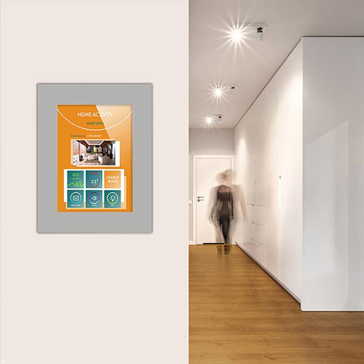 TabLines TWE110S Tablet Wandeinbau für Samsung Tab S9 11.0, silber, Anwendung, Abb. ähnlich TabLines TWE110S Tablet Wandeinbau für Samsung Tab S9 11.0, silber, Anwendung, Abb. ähnlich