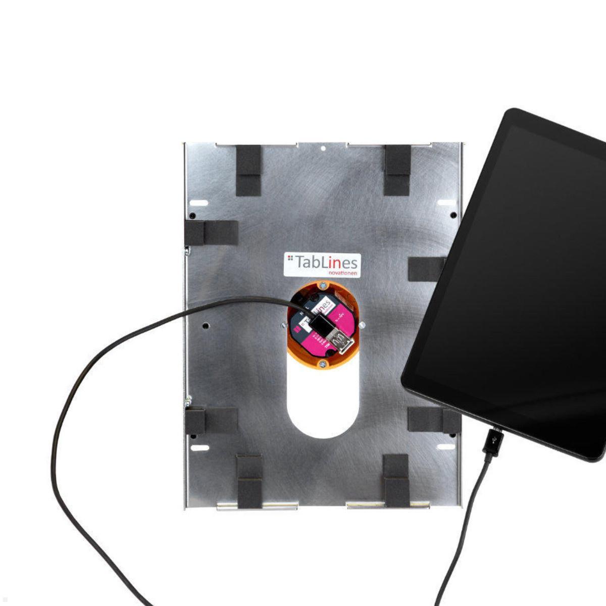 TabLines TWE110S Tablet Wandeinbau für Samsung Tab S9 11.0, silber, optionale Unterputz Stromversorgung (bitte Kapazität beachten) TabLines TWE110S Tablet Wandeinbau für Samsung Tab S9 11.0, silber, optionale Unterputz Stromversorgung (bitte Kapazität beachten)