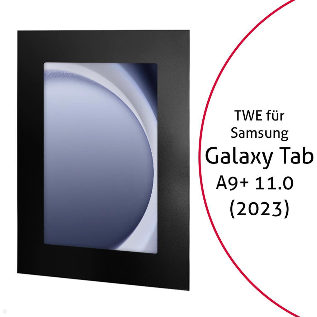 TabLines TWE114B Tablet Wandeinbau für Samsung Tab A9+ 11.0, schwarz