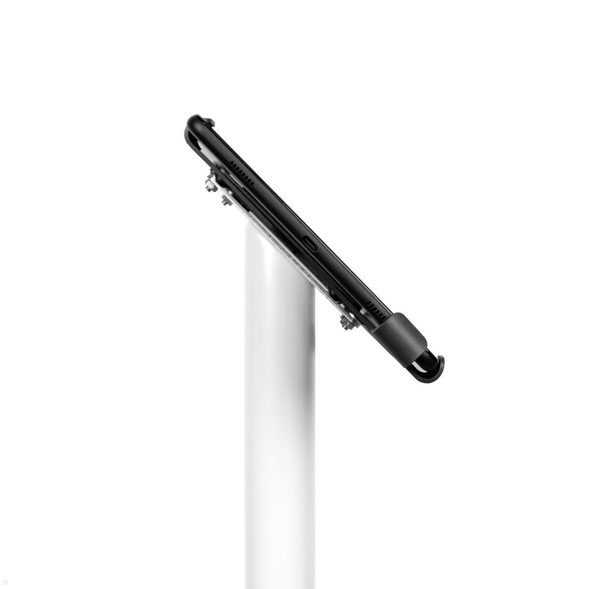 TabLines TBSfix002W Bodenständer mit Universal Tablethalter bis 12.9 Zoll, Seitenansicht TabLines TBSfix002W Bodenständer mit Universal Tablethalter bis 12.9 Zoll, Seitenansicht